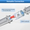 TOP-VIGOR 4 Inch HVAC Duct Manual Volume Backdraft Damper, Galvanized