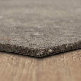 Mohawk Home 7' 6" x 10' Non Slip Rug Pad Gripper 3/8 Thick Dual Surface Felt + Rubber Gripper - Safe for All Floors - Grey