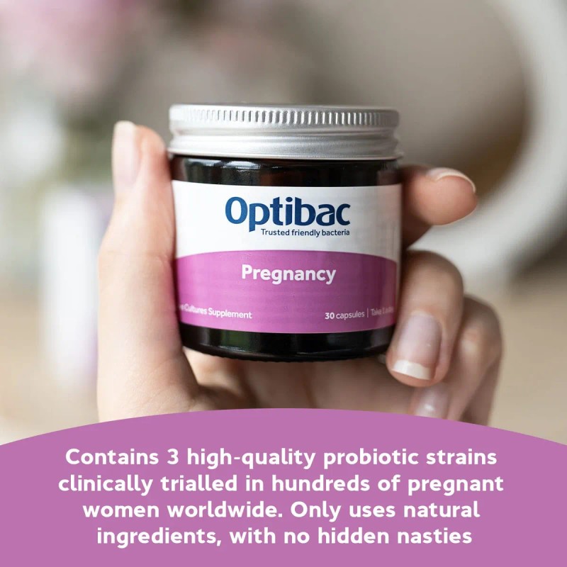 Optibac Probiotics Pregnancy Probiótico Vegano 30 Cápsulas