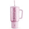 Meoky 40 oz Tumbler with Handle and Straw, Tumbler with