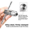 Zimoer 2 Piece T Handle Tap Wrench Ratchet, Hand Tap
