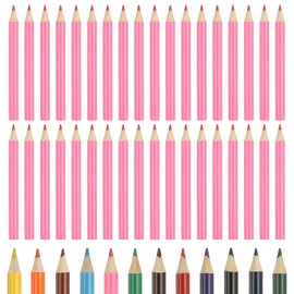 PATIKIL 36pcs Pink Cute Oil Lead Art Sketch Wrapping Book Supplies Adult Coloring Book Artist Beginner Drawing Sketch Pencils
