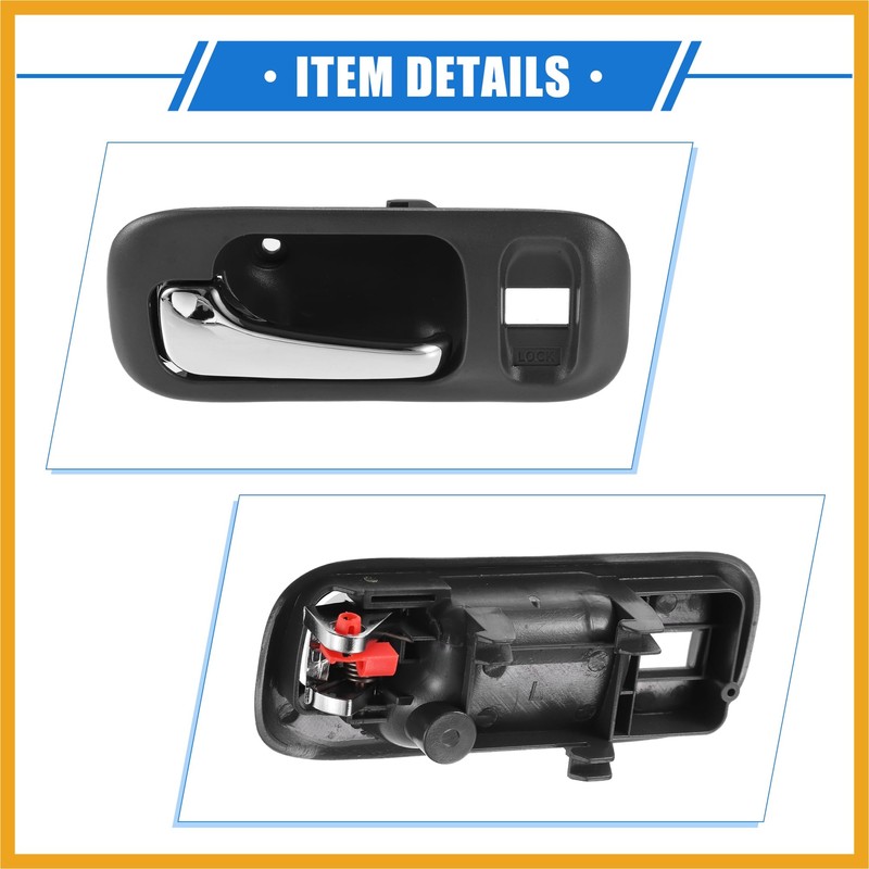 Partuto Automotive Front Left Driver Side Interior Door Handle Compatible