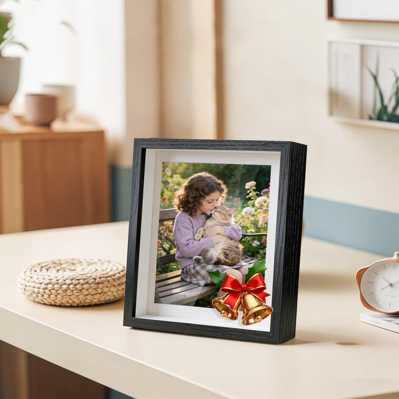 6x6 Shadow Box Frame, 3D Picture Frame Display Cas with