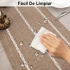 7CDXD Manteles para Mesa Rectangular,Mantel Rectangular,Mantel de Lino Tela rústica
