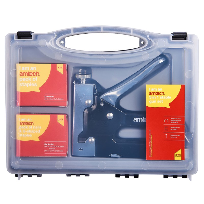 Am-Tech 3-in-1 Staple Gun, B3750