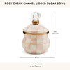 MACKENZIE-CHILDS Enamel Lidded Sugar Bowl, Small Serving Bowl with Lid,