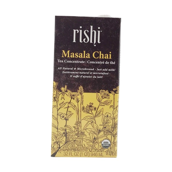 Rishi Tea Bev Masala Chai Concentrated, 32 oz