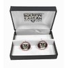 Ohio State Engraved Buckeye Cuff Links