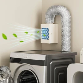 HG Power Metal Indoor Dryer Vent Kit, Dryer Vent Box, Safety Vent Flap