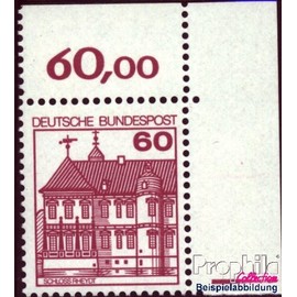 Prophila Collection BRD (BR.Deutschland) 1028A ER Eckrandstück (kompl.Ausg.) postfrisch ** MNH 1979 Burgen und Schlösser (Briefmarken für Sammler)