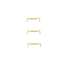 3 Medium Female Ring Guards 14k Gold Filled Ring Spacers Fitter Sizer (Yellow)