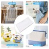 Iron-On White Wide Ironing Interfacing Fabric, White Non-Woven Insert, Lightweight
