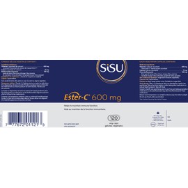 SISU Ester-C 600 mg 120 VC (Pack of 1)