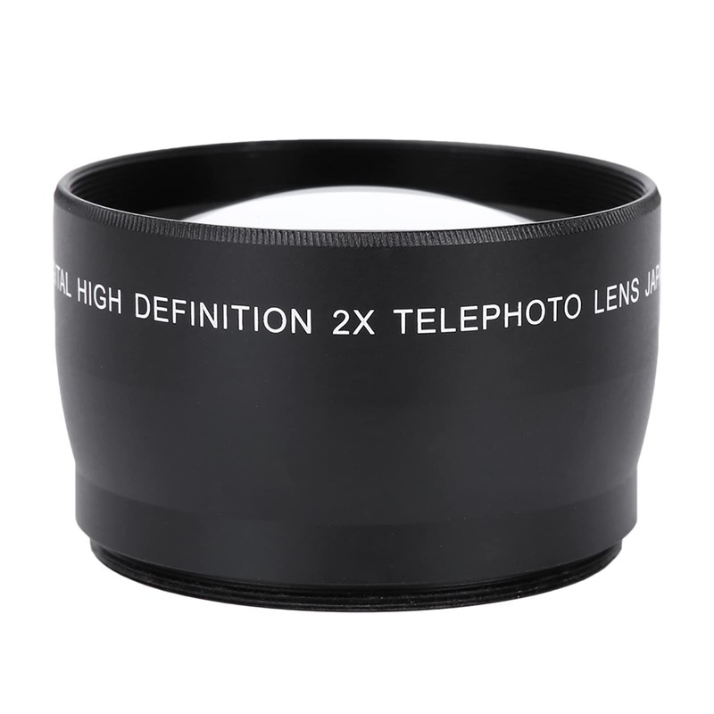 2X Magnification Universal Teleconverter Telephoto Lens, High Definition Camera Lens