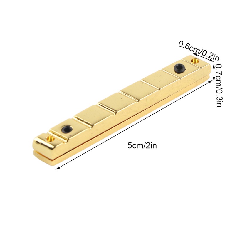 7 String Multiscale Guitar Bridge Nut Electric Guitars Replacement Accessory
