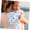 IWOWHERO 4Pcs Baby Burp Towel Cotton Burp Cloths for Baby