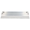 Threshold Ramp with Adjustable 12 Inch, Portable Self Supporting Aluminum