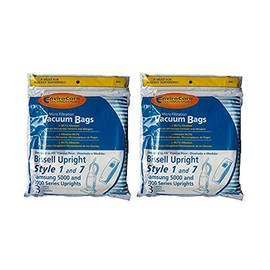 Replacement for Bissell Style 7 Micro Filtration Vacuum Bags 6 Fits 3522, 3545, 3550, 3554, 71Y7, 46E5, 3537, 3530, 6592, 3525, 3545-2 Models # 840