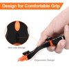 2PACK Razor Blade Scraper, 2-in-1 Scraper Tool with 12Pcs Plastic