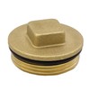 VARIOSAN Plug 16430, 1/2 inch male thread, brass, 30 bar