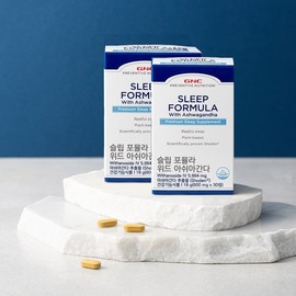 GNC Sleep Formula with Ashaganda (30 tablets, 30-day supply) x 2 / GNC 슬립 포뮬라 위드 아쉬아간다 (30정 30일분)x2개