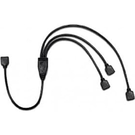 Intertech RGB Splitter 3-Way Y-Cable for up to 3 Devices 4-Pin to 4-Pin RGB Header on