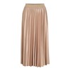Vila Female Midi Skirt, Pleated, Sandshell