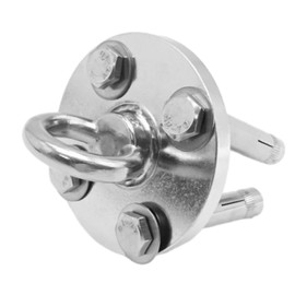 Ollanoos 304 Ceiling Mount Hanger with 4 Anchor Screw, Fixing Hanger Hammock Hook for Hanging Outdoor Swings Hanging Chairs Hammocks Aerial Yoga, Climbing Ropes (500kg Load Capacity)