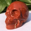 Anlingem 2" Crystal Skull Natural Quartz Gemstone Carved Stone Pocket
