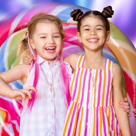 MJartoria - Juego de 2 collares de amistad con corazón de San Valentín a juego con colgante de mejores amigos, para regalo de cumpleaños, Acero inoxidable, Sin piedra preciosa