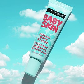 Maybelline New York - Primer limpiador instantáneo de poros Maybelline Baby Skin, transparente, 2 unidades