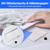 Document Folder A4, Transparent Document Bag A4 with Press Stud,