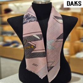 Daks 대구백화점 닥스스카프울 나염 롱 스카프(FKD073) Daegu Department Store Daks Scarf Wool Print Long Scarf (FKD073)