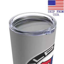 basan-store Alpina Racing Tuner 20oz Stainless Steel Tumbler Cup Mug - Grey