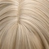 FALAMKA Blonde Wig with Bangs Short Curly Wavy Bob Wig