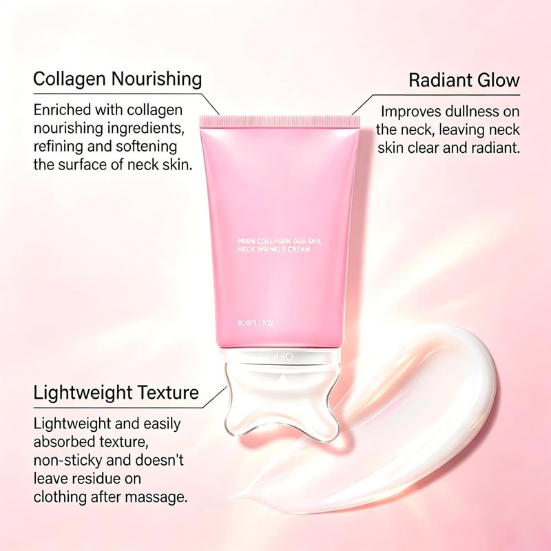 Crema Reafirmante de Cuello con PDRN, Colágeno y Aplicador Gua