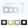2 Pcs Aluminium Alloy Flip Handle Hidden Door Pull Handles