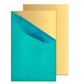 2 Pcs Brass Sheet,4" x 6",20 Gauge(0.8mm) Thickness, 99.9% Pure Brass Plate,for Engraving, Crafting, Jewelry