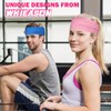 WK IEASON 2 Stück Sport-Stirnband für Männer und Frauen, elastisches,