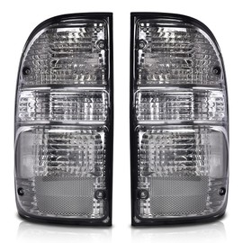 G-PLUS Rear Tail Light Brake Lamps With bulb Wiring Pair Compatible with Toyota Tacoma 2001-2004 81560-04060, 81550-04060 Rear Brake Lamps Assembly Luces Traseras