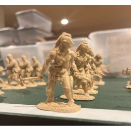 LOD Enterprises Barzso Character Figure Last of the Mohicans "MAGUA"- GRAY RESIN