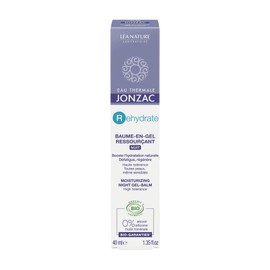 Eau Thermale Jonzac Organic Cosmetic Rehydrate H20 Booster Night Gel Balm, 40 ml