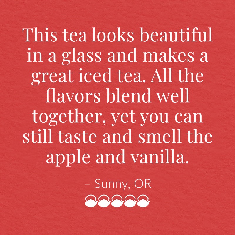 The Republic of Tea, Vanilla Apple Hibiscus, 36-Count