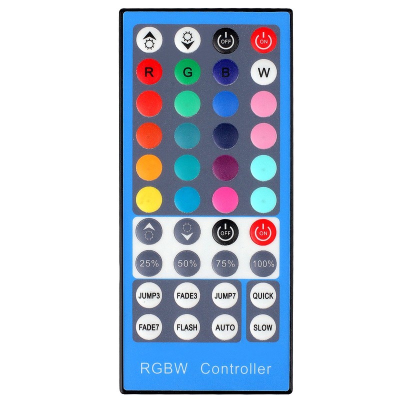 SUPERNIGHT RGBW LED Light Strip Remote Controller, Dimmer for RGB+White