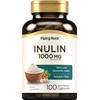 Lingtoolator Inulin Capsules 1000 mg 100 Count Low Glycemic Index