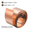 TA-VIGOR 1Pcs Copper Sheet Roll, 3000mm x 30mm x 0.1mm