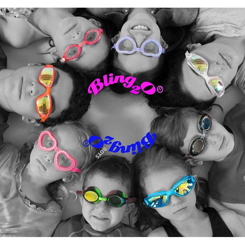 Bling2o - Prehistoric Times boys swimming goggles (Brown)