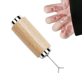 Katzenaugen-Magnetstab mit Y-förmigem Eisendraht, Katzenaugen-Gel-Nagellack, Holzzylinder, leistungsstarke magnetische Stabwerkzeuge, DIY-Herzeffekt, multifunktional für den Heimsalon