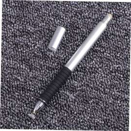 TEHAUX Stylus Pen for Touch Screens Silver Capacitive Disc Fiber Tip for Tablets Phones Accurate Drawing Note Taking Durable Design for All Touch Devices